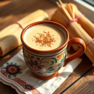 Atole de Vainilla o de Maíz